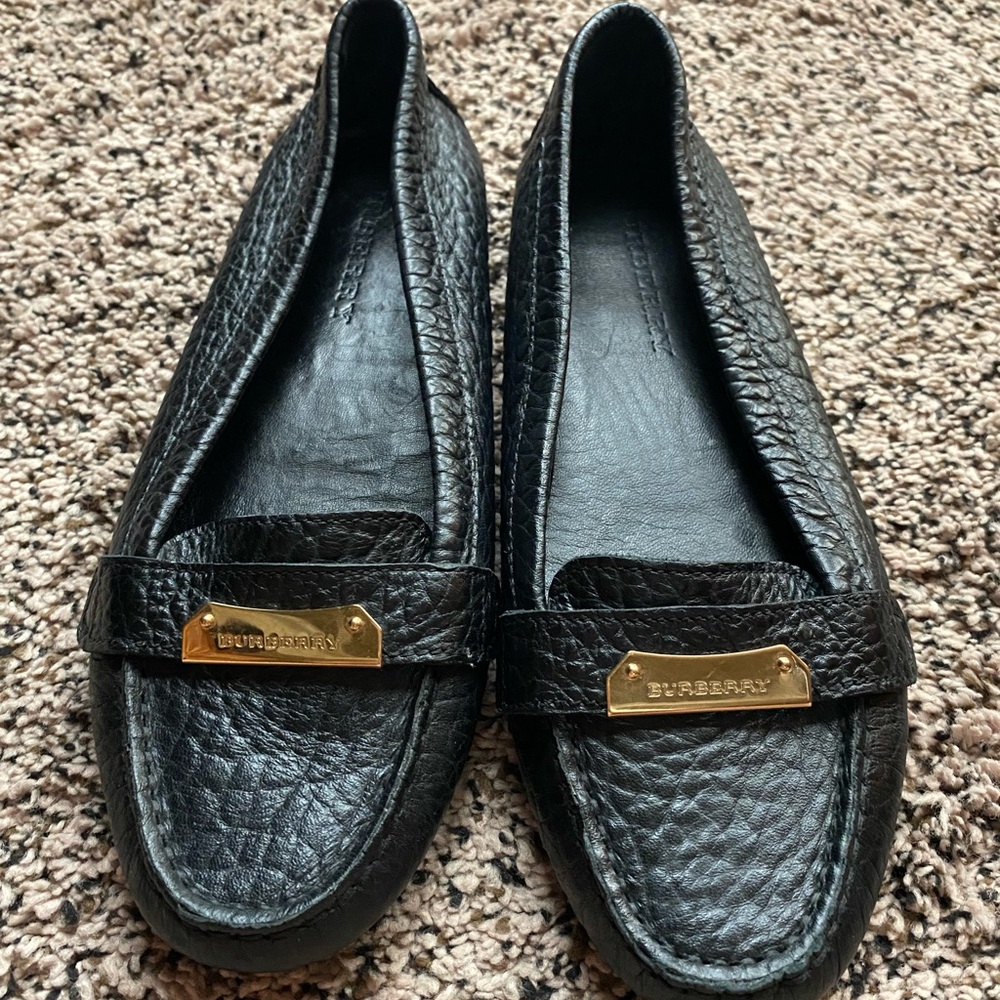Authentic Burberry driving shoe size 38.